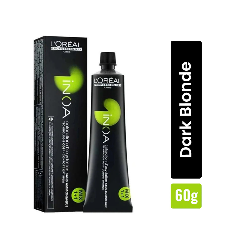 L'Oréal Professionnel INOA 6 Dark Blonde Ammonia-Free Permanent Hair Colour 60g