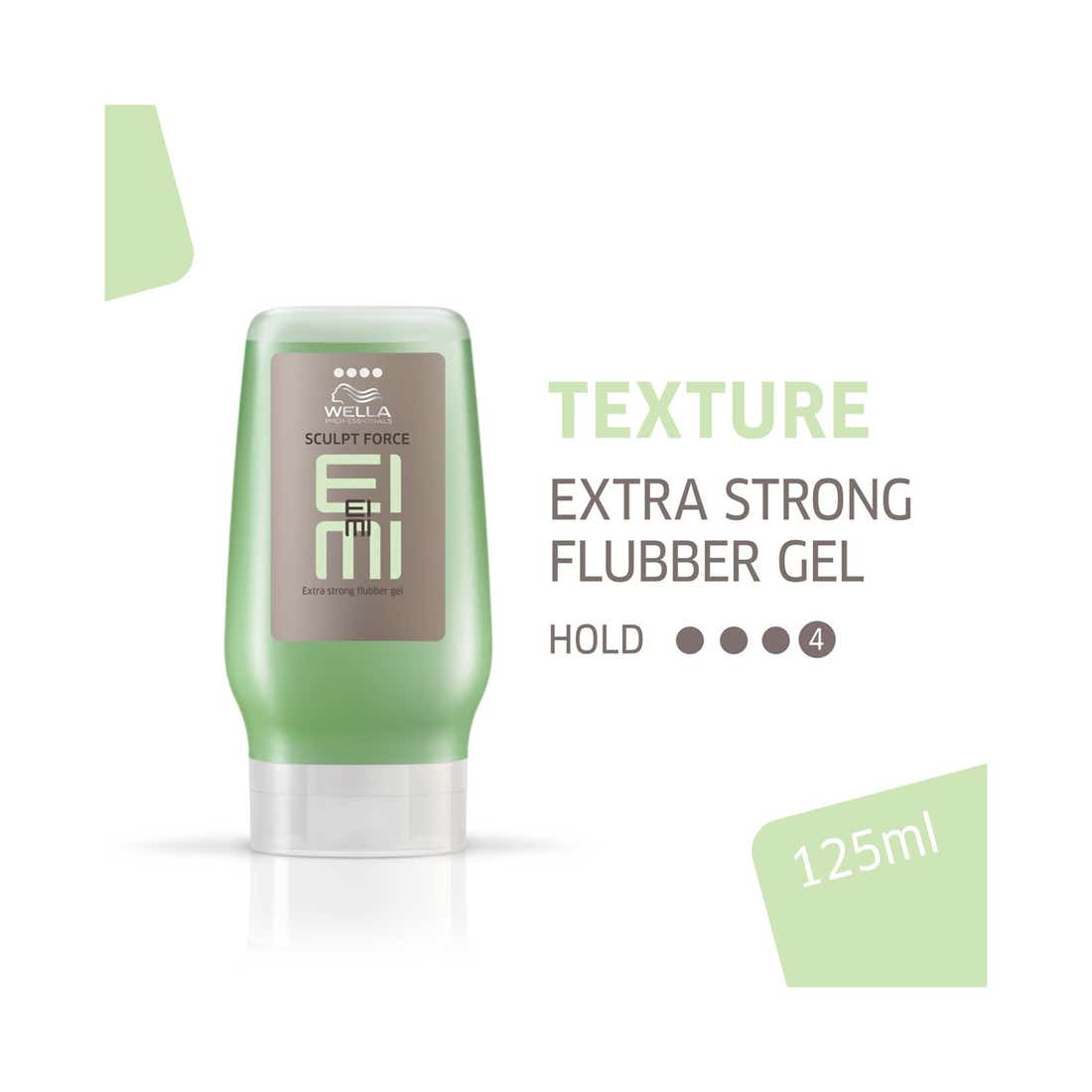 Wella Professionals EIMI Sculpt Force Styling Hair Gel 125ml | Extra Strong Hold Professional Hair Gel