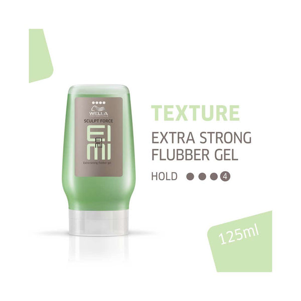 Wella Professionals EIMI Sculpt Force Styling Hair Gel 125ml | Extra Strong Hold Professional Hair Gel