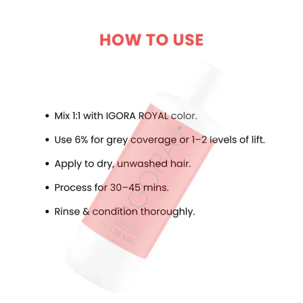 Schwarzkopf Professional Igora Royal Oil Developer 12% 40 Volume 1000ml