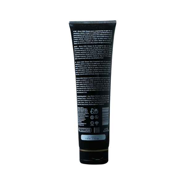 Floractive Profissional Marroco Golden Shampoo 300ml | Hydrating Shampoo for Dry, Damaged & Chemically Treated Hair