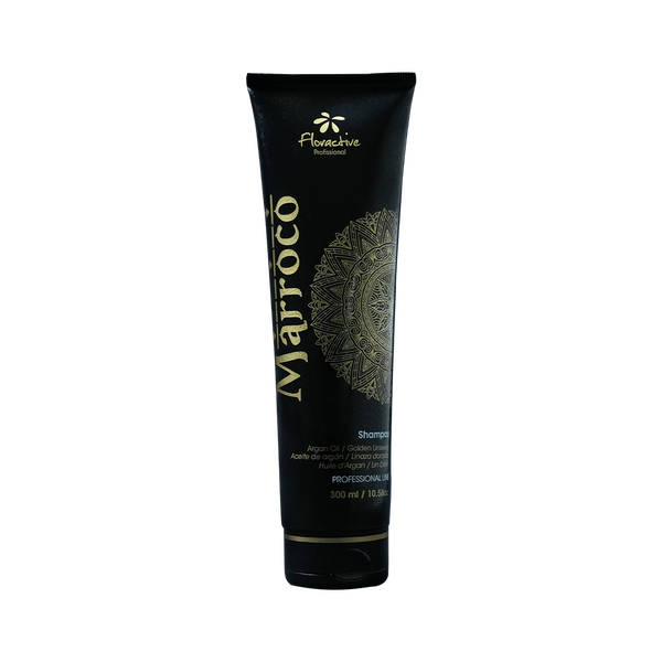 Floractive Profissional Marroco Golden Shampoo 300ml | Hydrating Shampoo for Dry, Damaged & Chemically Treated Hair