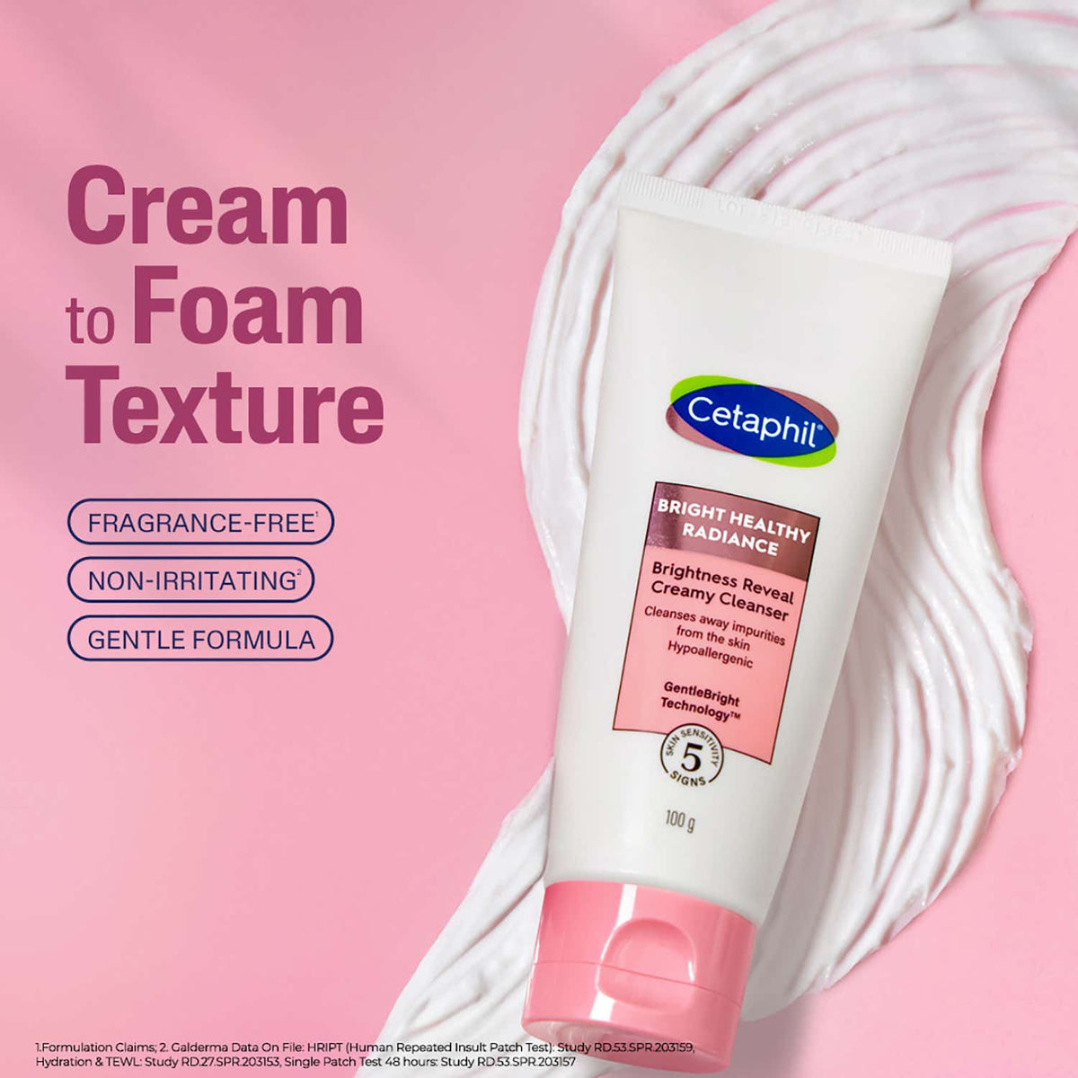 Cetaphil Bright Healthy Radiance Brightness Reveal Creamy Cleanser 100g