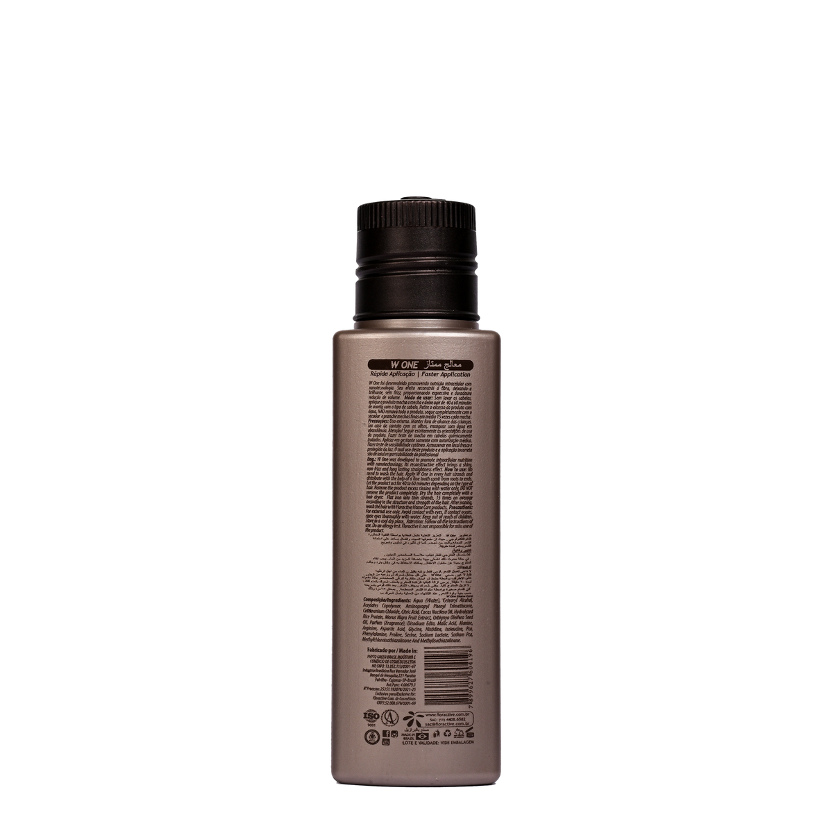 Floractive Profissional W One Nanoplastia Treatment 120ml | Hair Straightening, Anti-Frizz & Hair Repair Treatment