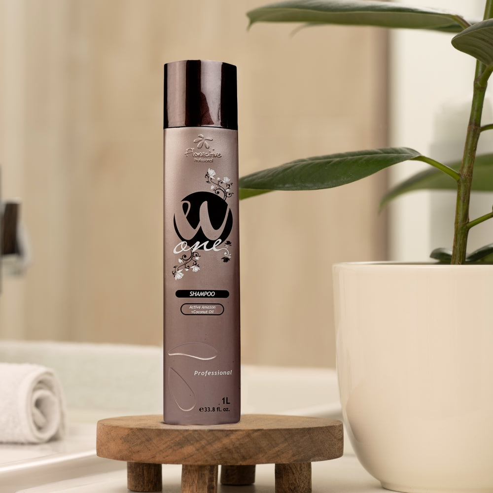 Floractive Profissional W One Home Care Shampoo 1000ml | Sulfate-Free Shampoo for Keratin Treated & Frizz-Prone Hair