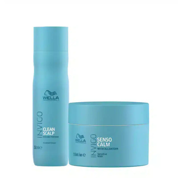 Wella Professionals Invigo Balance Senso Calm Sensitive Scalp Shampoo & Mask Duo For Irritated Scalp Care 250ml + 150ml