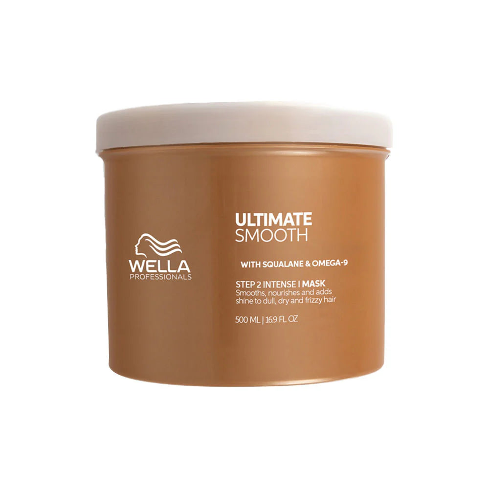 Wella Professionals Ultimate Smooth Hair Mask With Squalane & Omega-9 For Dry, Dull & Frizzy Hair 500ml
