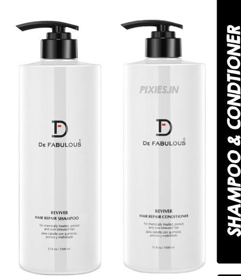 De Fabulous Reviver Hair Repair Shampoo & Conditioner Combo set-1000ml Each