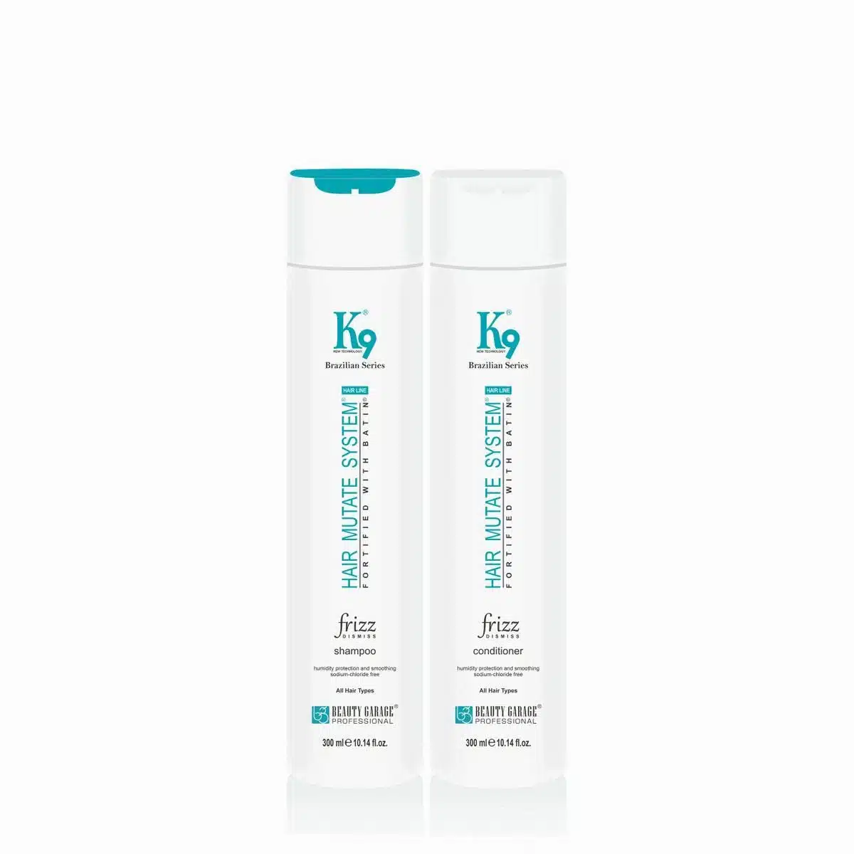 Beauty Garage K9 Frizz Dismiss Shampoo and Conditioner 300ml Each Beauty Garage K9 Frizz Dismiss Shampoo and Conditioner 300ml Each