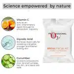 O3+ Professional Bridal Vitamin C Glowing Skin Facial Kit (136g, Single Use) - Image 4