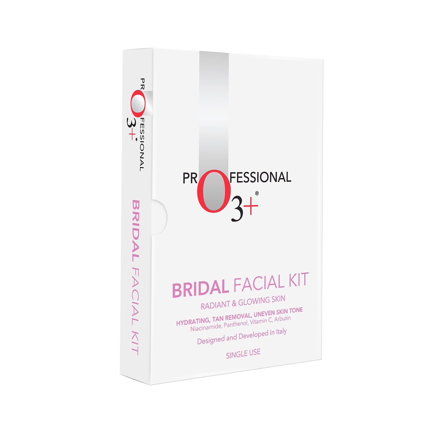 O3+ professional Radiant & Glowing Bridal Facial Kit for Bridal Beauty Bliss | Single-Use (120g)