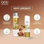QOD Professional Argan Shampoo and Conditioner 300ml Each (Sulfate Free)