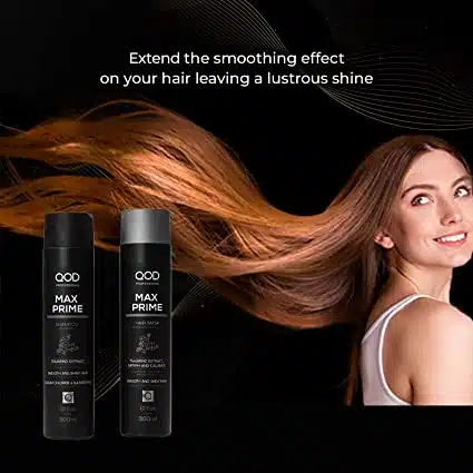 QOD Professional Max Prime Shampoo and Hair Mask – 300ml Each - Image 3