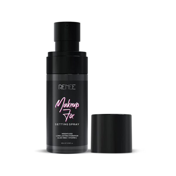 RENEE Makeup Fix Setting Spray Settling In Fine Lines Pores Prevents Cracks Long Lasting Weightless Non greasy Infused with Aloevera Niacinamide 60ml 2