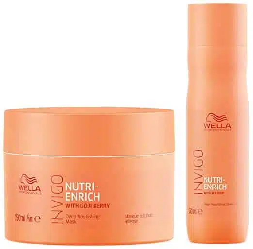 Wella Professionals INVIGO Nutri Enrich Mask 150ml and Shampoo 250ml - Image 1
