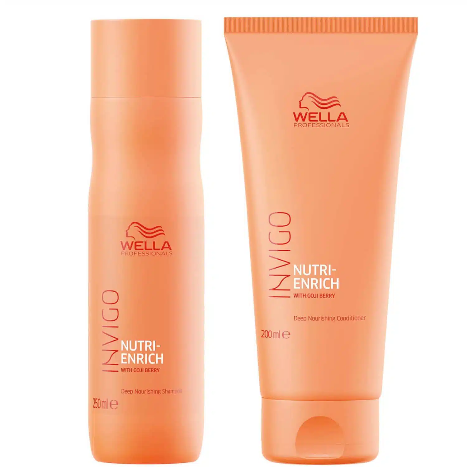 Wella Professionals INVIGO Nutri-Enrich Shampoo 250ml and Conditioner 200ml - Image 1