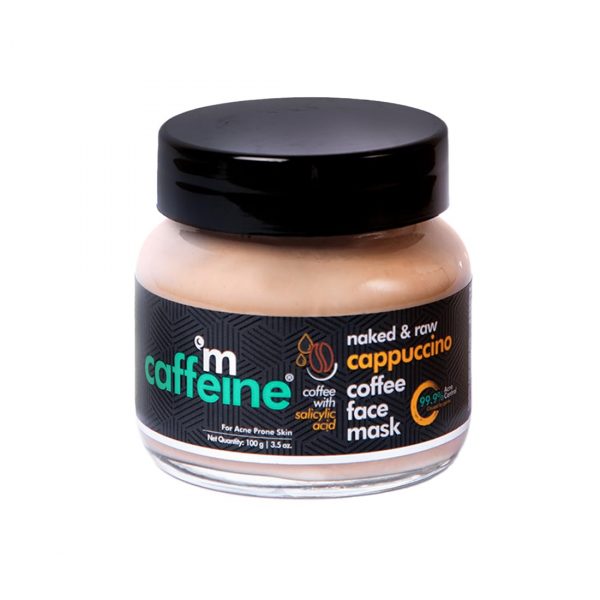 mCaffeine Anti Acne Cappuccino Coffee Face mask 100gm