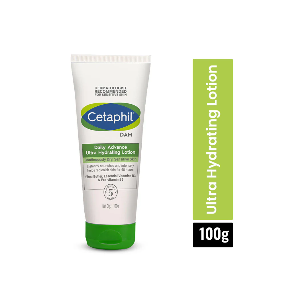 Cetaphil (DAM) Daily Advance Ultra Hydrating Lotion For Continuously Dry, Sensitive Skin 100g