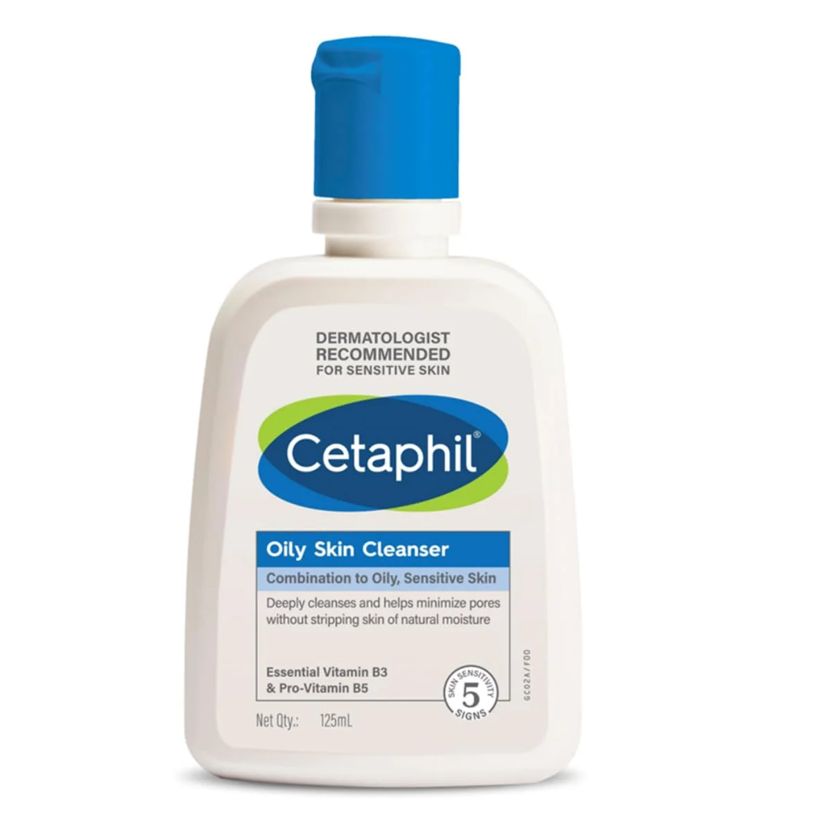 Cetaphil Oily Skin Cleanser, Face Wash for Oily, Acne prone Skin, 125ml