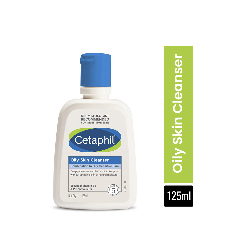 Cetaphil Oily Skin Cleanser For Oily, Combination, Sensitive Skin 125ml