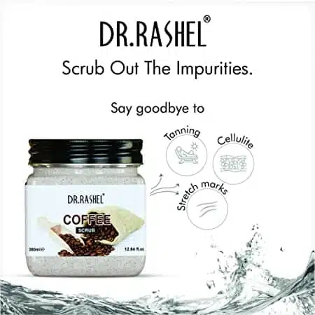 DR.RASHEL Coffee Scrub FaceRe Sculpting Scrub for Brightening Vitamin Dark Circle 380 Ml