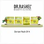 DR.RASHEL De-Tan Pack Of 4 (Scrub, Gel, Cream, Facepack) 1500 ml