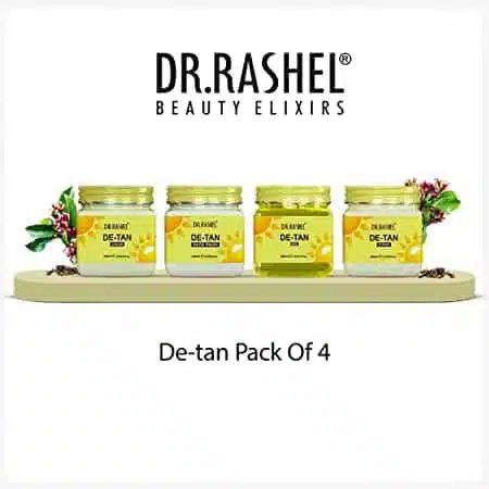 DR.RASHEL De-Tan Pack Of 4 (Scrub, Gel, Cream, Facepack) 1500 ml - Image 1