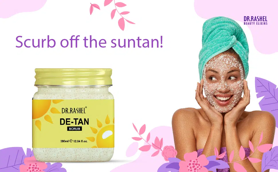DR.RASHEL De Tan Scrub For Face Body 380 Ml