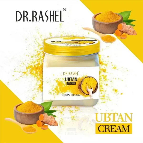 DR.RASHEL Pack of 4 Ubtan combo with Scrub Gel Cream Face Pack for Brightening Vit