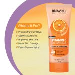 DR.RASHEL Vitamin C Sunscreen SPF 40 PA+++ Gel Ultra Hydrating Protects Your Skin From UV Rays 100ml - Image 4