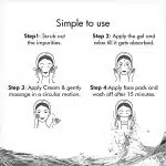 DR.RASHEL White skin pack of 4 (scrub, gel, cream, face pack) 380ml - Image 4