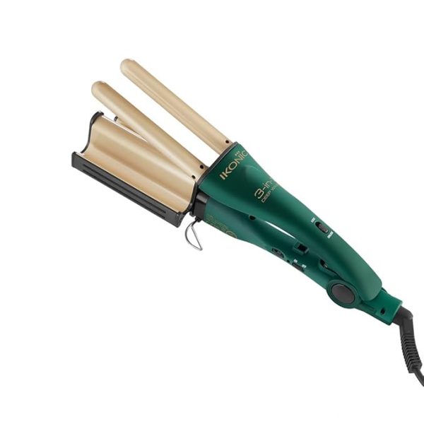 IKONIC 3 IN 1 DEEP WAVER CURLY TWISTED WAVY HAIR STYLER CURLING TONG EMERALD COLLECTION LIMITED EDITION1