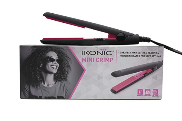 IKONIC Mini Crimper Black Pink3