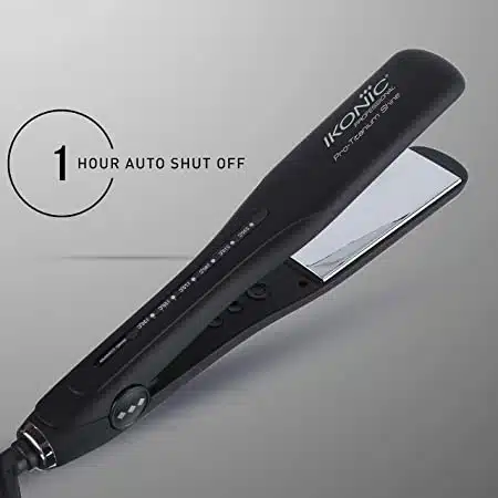 IKONIC PRO TITANIUM SHINE 2.0 BLACK HAIR STRAIGHTENER - Image 4