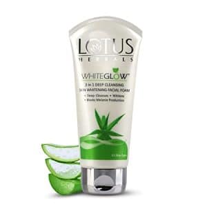 Lotus Herbals WhiteGlow 3 In 1 Deep Cleansing Skin Whitening Facial Foam face wash 2