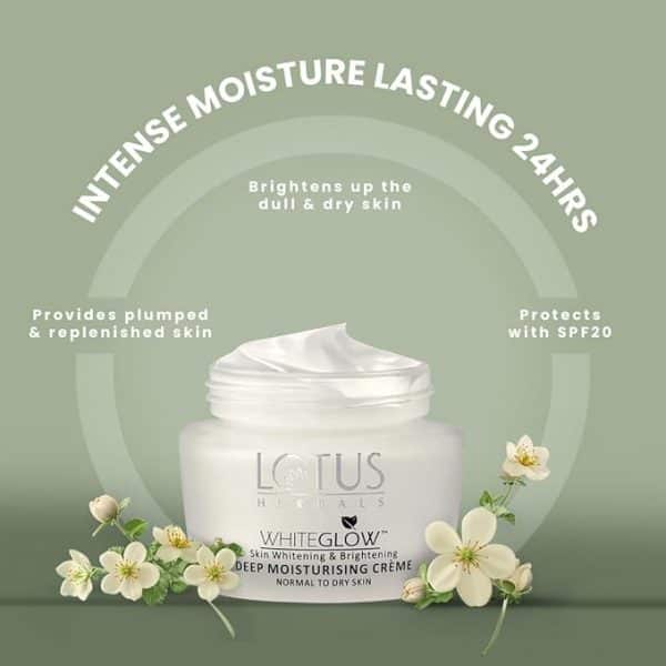 Lotus Herbals WhiteGlow Deep Moisturising cream SPF 20 1