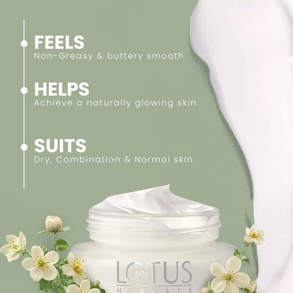 Lotus Herbals WhiteGlow Deep Moisturising cream, SPF 20,