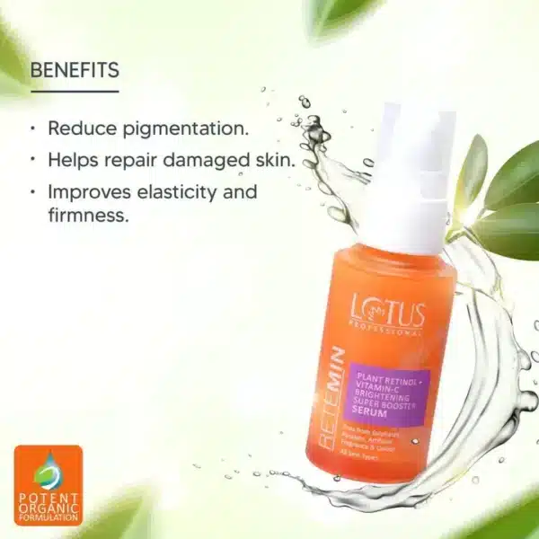 Lotus Professional Retemin Plant Retinol Vitamin C Brightening Super Booster Serum 1