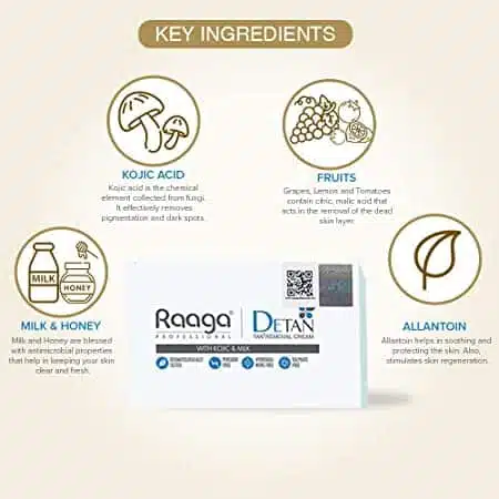 Raaga Professional De-Tan Cream 72gm - Image 2