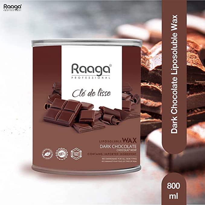 Raaga Professional Liposoluble Body Wax 800ml (Dark Chocolate)