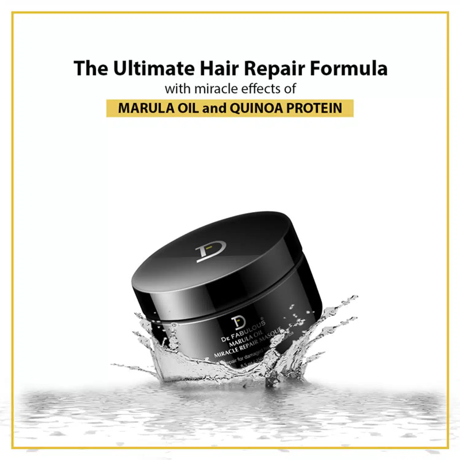 De Fabulous Marula Oil Miracle Repair Masque 250ml - Image 2