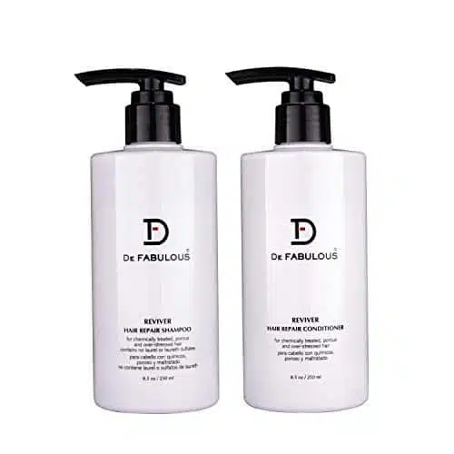 De Fabulous Reviver Hair Repair Shampoo-Conditioner 250ml Each - Image 1