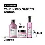 L'Oréal Professional Liss Unlimited Shampoo, mask, oil Combo (300ml, 125ml, 250ml) - Image 3