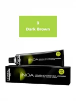 L'oreal Professionnel Paris INOA Ammonia-free Permanent Hair Color -2 (Darkest Brown) - Image 3