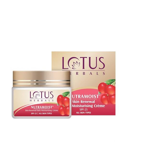 Lotus Herbals Nutramoist Skin Renewal Daily Moisturisng Cream SPF 25