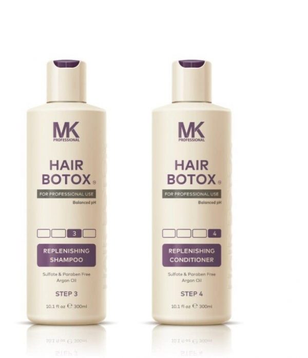 MK Hair Botox Replenishing Shampoo amp Conditioner 300ML EACH