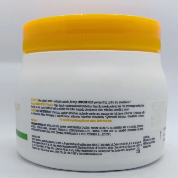 Matrix Biolage Smoothproof Masque Smoothining Frizzy Hair490gmd