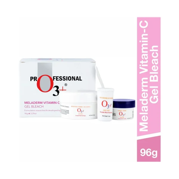 O3 Meladerm Vitamin C Gel Bleach for Skin Whitening and Hair Lightening 96g