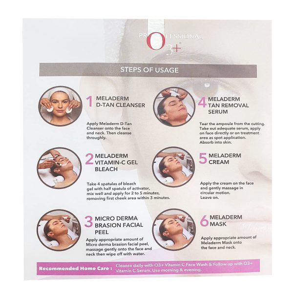 O3 Professional Power Brightening Facial Kit 123gm40ml3