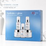 O3+ Professional Hydrate + Glow Facial Kit for Tan-Pigmented Skin Radiance - Shine